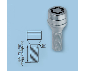 ΜΠΟΥΛΟΝΙΑ ΑΣΦΑΛΕΙΑΣ 12x1,25 22mm (17) ΚΩΝΙΚΑ ORIGINAL A010