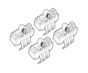 ΑΚΡΑ ΓΙΑ ΜΠΑΡΕΣ NORDRIVE ΓΙΑ OPEL ASTRA L 5D 12/2021+ /PEUGEOT 305 5D/SW 08/2021+  - 4ΤΕΜ.