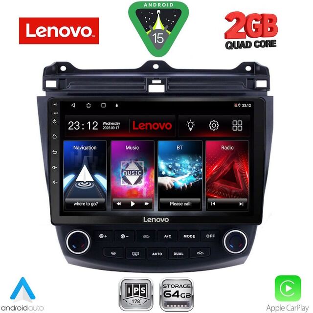 LENOVO LVD 2182_CPA (10inc) MULTIMEDIA TABLET for HONDA ACCORD mod. 2003-2007
