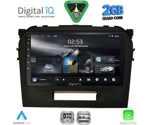 DIGITAL IQ RSD 1697BL_CPA (9inc) MULTIMEDIA TABLET for SUZUKI VITARA mod. 2016-2025 (BLACK)