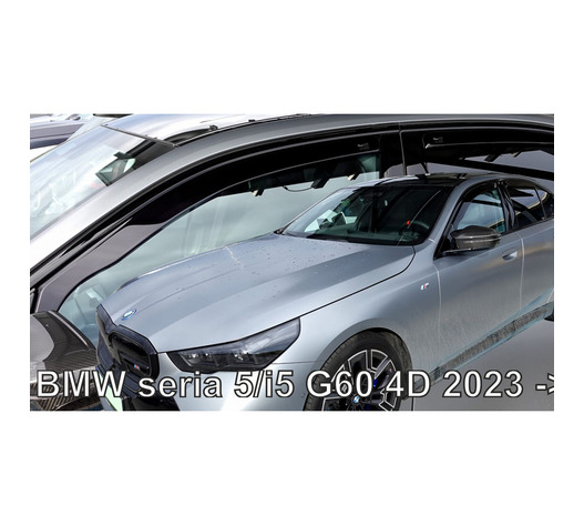 ΑΝΕΜΟΘΡΑΥΣΤΕΣ ΓΙΑ BMW ΣΕΙΡΑ 5/i5 G60 4D 2023+ ΣΕΤ ΑΥΤΟΚΙΝΗΤΟΥ ΑΠΟ ΕΥΚΑΜΠΤΟ ΦΙΜΕ ΠΛΑΣΤΙΚΟ HEKO - 4 ΤΕΜ