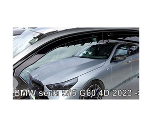 ΑΝΕΜΟΘΡΑΥΣΤΕΣ ΓΙΑ BMW ΣΕΙΡΑ 5/i5 G60 4D 2023+ ΣΕΤ ΑΥΤΟΚΙΝΗΤΟΥ ΑΠΟ ΕΥΚΑΜΠΤΟ ΦΙΜΕ ΠΛΑΣΤΙΚΟ HEKO - 4 ΤΕΜ