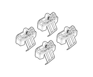ΑΚΡΑ ΓΙΑ ΜΠΑΡΕΣ NORDRIVE ΓΙΑ PEUGEOT 508 4D 06/18+ KIT