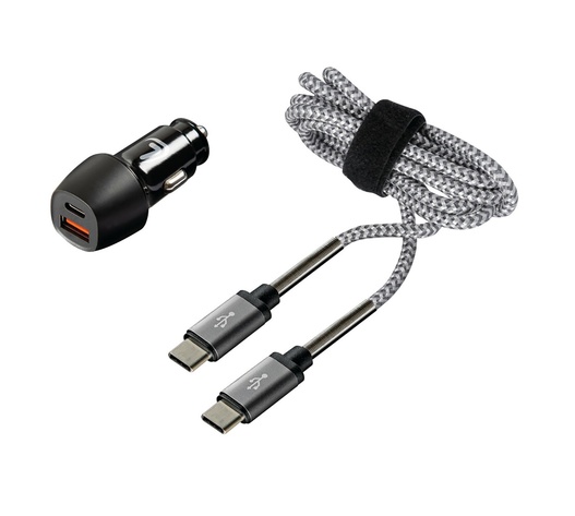 ΦΟΡΤΙΣΤΗΣ ΑΝΑΠΤΗΡΑ ΜΕ 2 USB ΚΑΙ ΚΑΛΩΔΙΟ ΦΟΡΤΙΣΗΣΚΑΙΣΥΓΧΡΟΝΙΣΜΟΥ 100cm TYPE-C KIT PRO 18W 12/24V