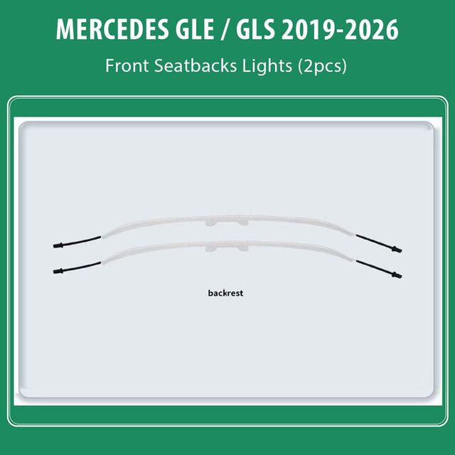 DIQ AMBIENT MERCEDES GLE FRONT SEATBACK (Digital iQ Ambient Light for MERCEDES GLE mod. 2019-2026, 2 x Seatback Lights)