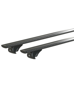 ΜΠΑΡΕΣ ΟΡΟΦΗΣ ΑΝΟΔIΩΜΕΝΟ ΑΛΟΥΜΙΝΙΟΥ (L) 128cm 100max ΜΑΥΡΗ SILENZIO (RAILING STANDARD/S/W)​NORDRIVE - 2 ΤΕΜ.
