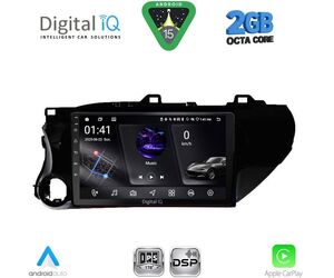 DIGITAL IQ RSF 4721_CPA (10inc) MULTIMEDIA TABLET for TOYOTA HILUX mod. 2017-2026