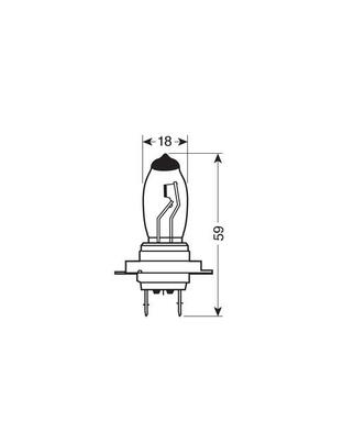 H7 55W Xenium Race 12V