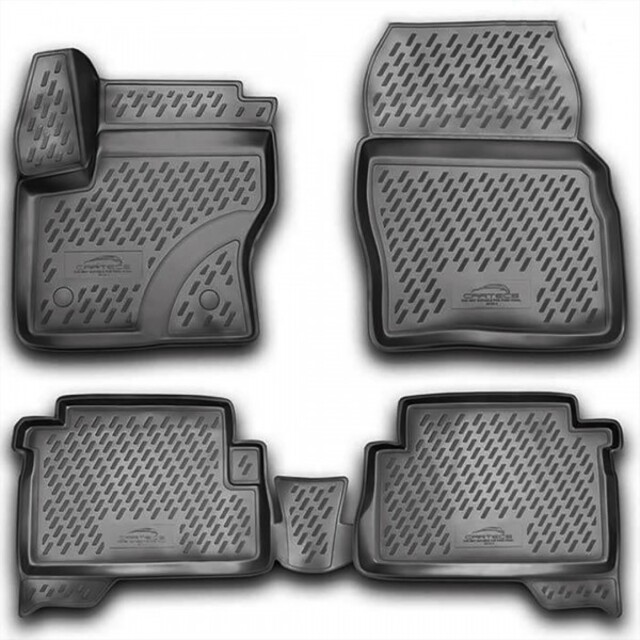 ΠΑΤΑΚΙΑ ΣΕ ΣΚΑΦΗ TPE ΛΑΣΤΙΧΟ ΓΙΑ FORD MONDEO 4D 2007-2014 ΣΕ AΝΘΡΑΚΙ/ΣΚΟΥΡΟ ΓΚΡΙ ΧΡΩΜΑ NOVLINE - 4 ΤΕΜ.