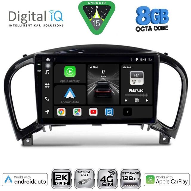 DIGITAL IQ BXK 20452_CPAA (9inc) MULTIMEDIA TABLET for NISSAN JUKE mod. 2009-2020