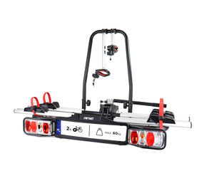 Amio – Βάση Ποδηλάτου Κοτσαδόρου TBC-02/2 για 2 E-Bike έως 60kg με Αναδίπλωση & Κλείδωμα για Ασφαλή Μεταφορά – 1 Τεμ. (02585/AM)