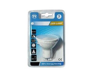 LED ΛΑΜΠΑ 5W ΛΕΥΚΟ ΦΩΣ RH-GU5.3-5W-W