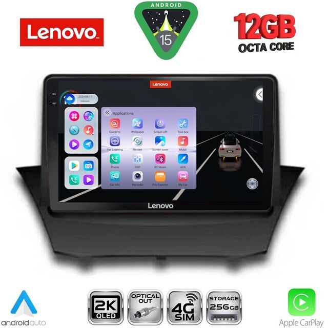 LENOVO SSZ 12154A_CPA (9inc) MULTIMEDIA TABLET for FORD FIESTA mod. 2008-2017