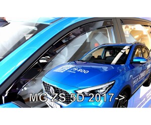 ΑΝΕΜΟΘΡΑΥΣΤΕΣ ΓΙΑ MG ZS 5D 2017+ ΣΕΤ ΑΥΤΟΚΙΝΗΤΟΥ ΑΠΟ ΕΥΚΑΜΠΤΟ ΦΙΜΕ ΠΛΑΣΤΙΚΟ HEKO - 4 ΤΕΜ.