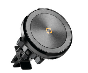 Μαγνητική Βάση Στήριξης Κινητού Mag Wireless Airvent της σειράς Optiline για Ίσιους Αεραγωγούς Αυτοκινήτου με δυνατότητα ασύρματης φόρτισης Max Power 15W, 15 μαγνήτες και 2 αυτοκόλλητα, μεταλλικά δακτυλίδια