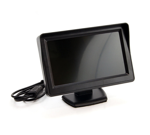 Amio - Universal Οθόνη Τεχνολογίας TFT LCD τύπου Αναδιπλούμενη διάσταση 4.3 ιντσών τάση λειτουργίας 12V για Επιβατικά Αυτοκίνητα - 1 τεμ. (01020/AM)