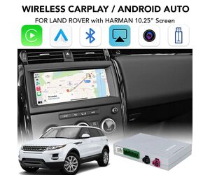 DIGITAL IQ LR 522F CPA (WIRELESS CARPLAY / ANDROID AUTO BOX with 2 CAMERA IN for JAGUAR - LAND ROVER mod. 2016-2019 with HARMAN 10.25" Screen)