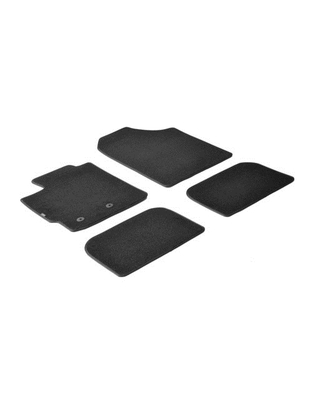ΠΑΤΑΚΙΑ EXECUTIVE ΜΟΚΕΤΑ ΓΙΑ TOYOTA URBAN CRUISER 05/2009-09/2014 / TOYOTA YARIS 3D 01/2006-09/2011 / TOYOTA YARIS 5D 01/2006-09/2011 ΣΕ ΜΑΥΡΟ ΧΡΩΜΑ ME ΚΟΥΜΠΩΜΑΤΑ LAMPA - 4 ΤΕΜ.