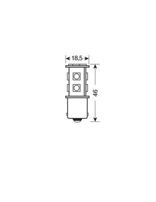 P21W 24/28V BA15s HYPER-LED11