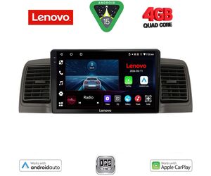 LENOVO LVE 8712GR_CPAA (9inc) MULTIMEDIA TABLET for TOYOTA COROLLA mod. 2001-2006 (GREY)