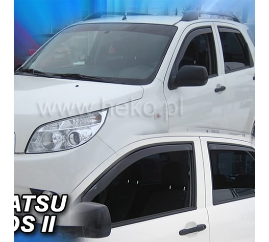 ΑΝΕΜΟΘΡΑΥΣΤΕΣ ΓΙΑ DAIHATSU TERIOS 2 5D 2006-2013 ΖΕΥΓΑΡΙ ΑΠΟ ΕΥΚΑΜΠΤΟ ΦΙΜΕ ΠΛΑΣΤΙΚΟ HEKO - 2 ΤΕΜ.