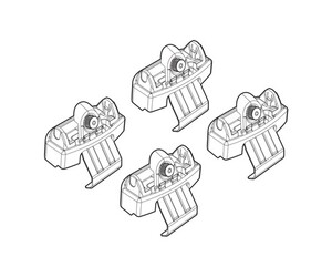 ΑΚΡΑ ΓΙΑ ΜΠΑΡΕΣ NORDRIVE ΓΙΑ KIA PICANTO 5D 06/17+ KIT