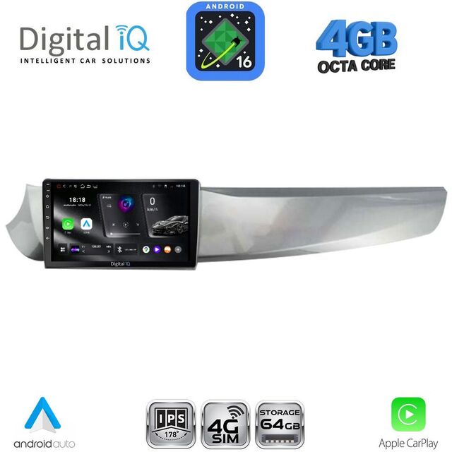 DIGITAL IQ RTG 6025_CPA (9inc) MULTIMEDIA TABLET for ALFA ROMEO GIULIETTA mod. 2010-2014