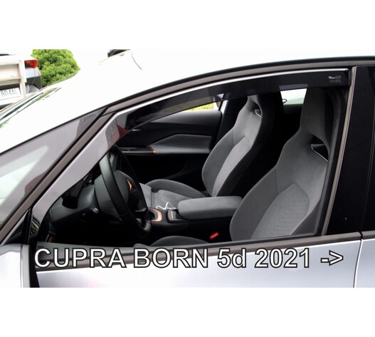 ΑΝΕΜΟΘΡΑΥΣΤΕΣ ΓΙΑ CUPRA BORN 5D 2021+  ΣΕΤ ΑΥΤΟΚΙΝΗΤΟΥ ΑΠΟ ΕΥΚΑΜΠΤΟ ΦΙΜΕ ΠΛΑΣΤΙΚΟ HEKO - 4 ΤΕΜ.