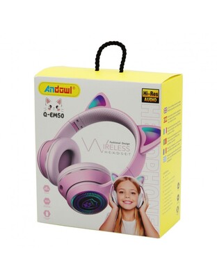 ΑΣΥΡΜΑΤΑ ΑΚΟΥΣΤΙΚΑ OVER-EAR ΜΕ ΑΥΤΑΚΙΑ ANDOWL AN-Q-EM50