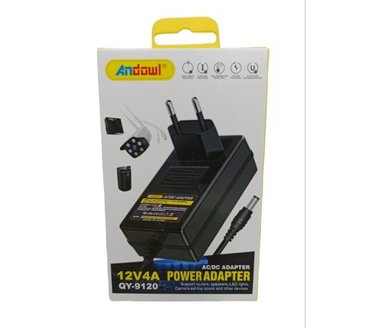 ΤΡΟΦΟΔΟΤΙΚΟ UNIVERSAL 12V/4A ANDOWL QY-9120