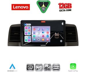 LENOVO SSZ 12712BL_CPA (9inc) MULTIMEDIA TABLET for TOYOTA COROLLA mod. 2001-2006 (BLACK)