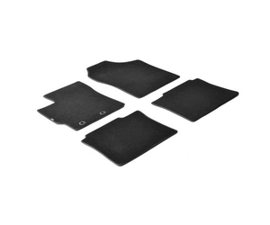 ΠΑΤΑΚΙΑ EXECUTIVE ΜΟΚΕΤΑ ΓΙΑ TOYOTA YARIS 3D / 5D 10/2011-08/2020 ΣΕ ΜΑΥΡΟ ΧΡΩΜΑ ME ΚΟΥΜΠΩΜΑΤΑ LAMPA - 4 ΤΕΜ.