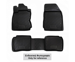 ΠΑΤΑΚΙΑ ΣΕ ΣΚΑΦΗ TPE ΛΑΣΤΙΧΟ ΓΙΑ SUBARU XV 5D 2017+  ΣΕ ΜΑΥΡΟ ΧΡΩΜΑ NOVLINE - 4 ΤΕΜ.