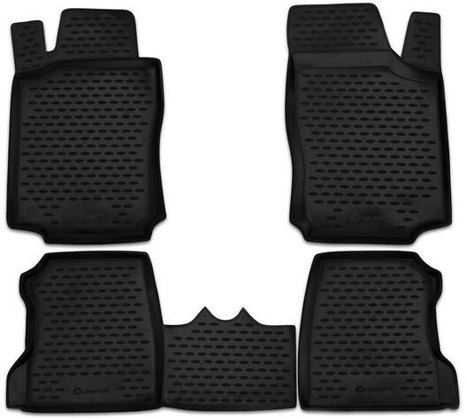 ΠΑΤΑΚΙΑ ΣΕ ΣΚΑΦΗ TPE ΛΑΣΤΙΧΟ ΓΙΑ OPEL COMBO 2001+ ΣΕ ΑΝΘΡΑΚΙ/ΣΚΟΥΡΟ ΓΚΡΙ ΧΡΩΜΑ - 4 Τεμ.