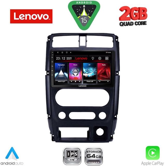 LENOVO LVD 2678_CPA (9inc) MULTIMEDIA TABLET for SUZUKI JIMNY mod. 2007-2017