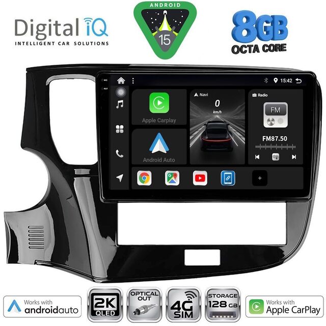 DIGITAL IQ BXK 20440_CPAA (10inc) MULTIMEDIA TABLET for MITSUBISHI OUTLANDER mod. 2020-2022