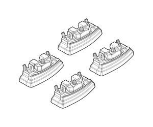 ΑΚΡΑ ΓΙΑ ΜΠΑΡΕΣ NORDRIVE ΓΙΑ MERCEDES A-CLASS W177 06/18+ KIT