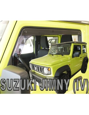 ΑΝΕΜΟΘΡΑΥΣΤΕΣ ΓΙΑ SUZUKI JIMNY 3D 2018+ ΖΕΥΓΑΡΙ ΑΠΟ ΕΥΚΑΜΠΤΟ ΦΙΜΕ ΠΛΑΣΤΙΚΟ HEKO - 2 ΤΕΜ.