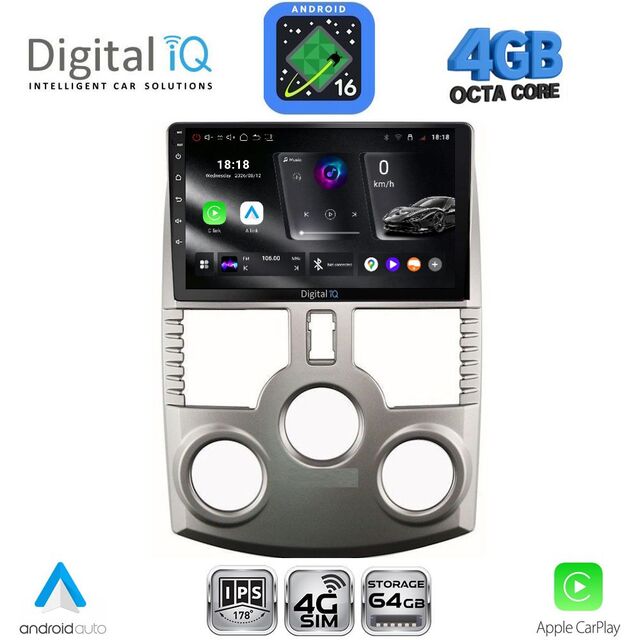 DIGITAL IQ RTG 6126_CPA (9inc) MULTIMEDIA TABLET for DAIHATSU TERIOS mod. 2006-2017