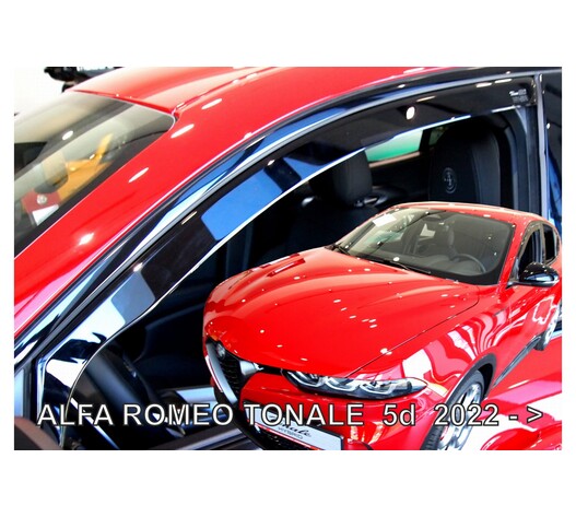 ΑΝΕΜΟΘΡΑΥΣΤΕΣ ΓΙΑ ALFA ROMEO TONALE 5D 2020+  SET ΑΠΟ ΕΥΚΑΜΠΤΟ ΦΙΜΕ ΠΛΑΣΤΙΚΟ HEKO - 4 ΤΕΜ.