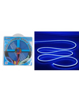 ΕΥΚΑΜΠΤΗ neon LED ΤΑΙΝΙΑ 12V/5m ΜΠΛΕ ΧΡΩΜΑ RZ-02193