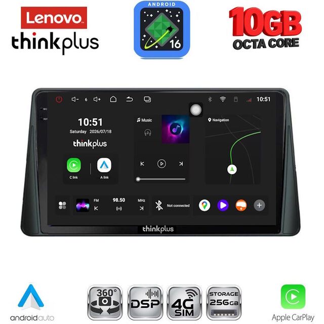 LENOVO LTM 11158_CPA (9inc) MULTIMEDIA TABLET for FORD FOCUS mod. 2019-2025