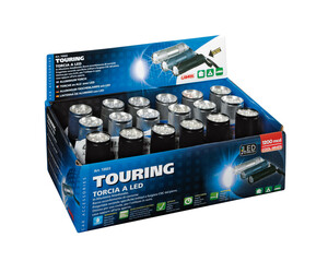 ΦΑΚΟΣ TOURING 9 LED - 1200 MCD - 90 Χ 26 mm (ΑΔΙΑΒΡΟΧΟΣ/ΑΛΟΥΜΙΝΙΟΥ) LAMPA - ΚΟΥΤΙ 18 ΤΕΜ