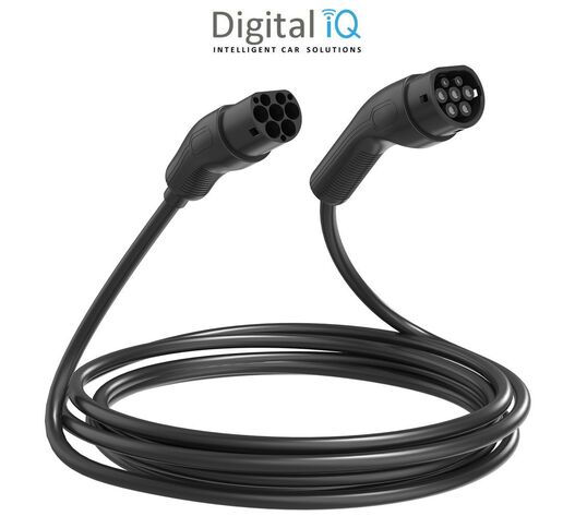 DIQ EV CHC 51611 (CHARGING CABLE TYPE 2 CB16A03 - 5m - 16A - 11kW - 3 Phase)