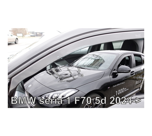 ΑΝΕΜΟΘΡΑΥΣΤΕΣ ΓΙΑ BMW ΣΕΙΡΑ 1 F70 5D 2024+ ΖΕΥΓΑΡΙ ΑΠΟ ΕΥΚΑΜΠΤΟ ΦΙΜΕ ΠΛΑΣΤΙΚΟ HEKO - 2 ΤΕΜ.
