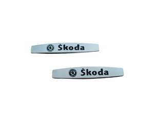 Αυτοκόλλητα μεταλλικά 2 τεμάχια - Skoda