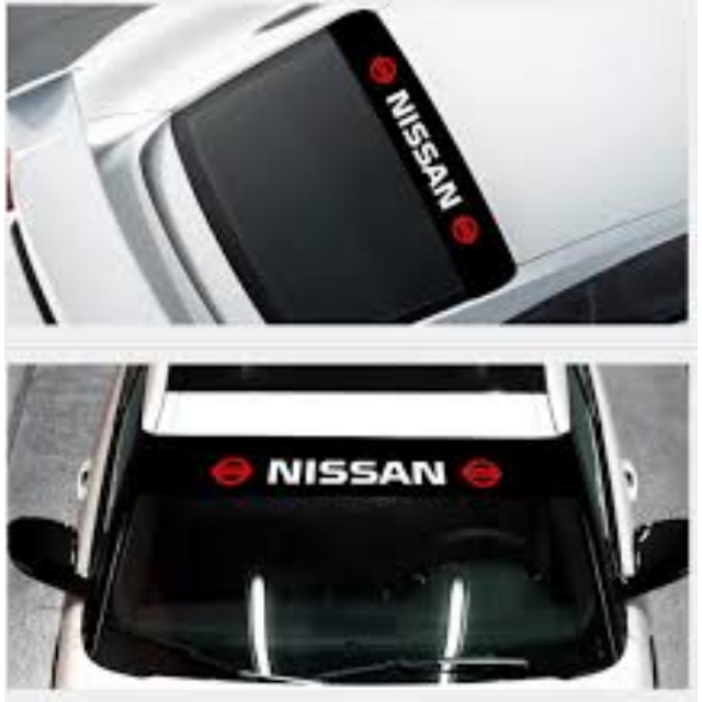 Αυτοκόλλητο μπροστά παρμπρίζ - Nissan