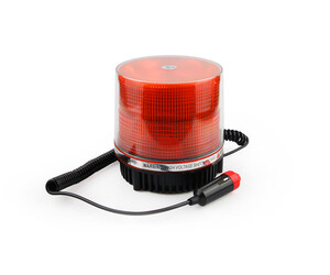 Amio Φάρος LED 12V 115x115mm Πορτοκαλί με Μαγνητική Βάση για Οχήματα Οδικής Βοήθειας/Έργων - 1 τεμ. (01276/AM)