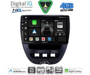 DIGITAL IQ BXK 19707_CPAA (10inc) MULTIMEDIA TABLET for CITROEN C1-PEUGEOT 107-TOYOTA AYGO mod. 2005-2014