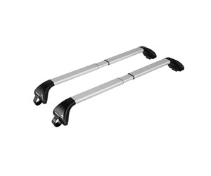 Nordrive - Μπάρα Snap-Fit αλουμινίου τηλεσκοπική 100>136cm με κλειδί πλήρες σετ με πόδια τύπου SW - 2 τεμ. (N15013)